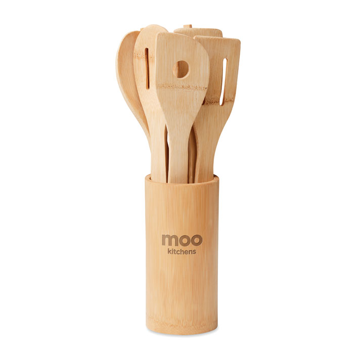 Bamboo kitchen utensils